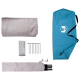Tunnel Tent Blue 2-Person 185T Polyester with PU Coating 42018569