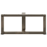 Coffee Table Legs T-Shaped 2 pcs Black 60x25x cm Steel 4013015