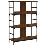 Bookshelf Brown Oak 78.5x33x117.5 cm Engineered Wood 835253