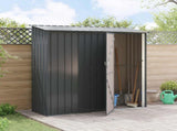 Garden Sheds Anthracite 203.5 x 73 x 200 cm Metal 42011301