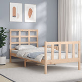 Bed Frame without Mattress 90x190 cm Single Solid Wood Pine 3192066