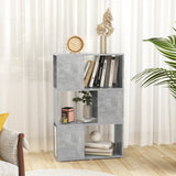 Book Cabinet Room Divider Concrete Grey 60x24x94 cm Engineered Wood 809075