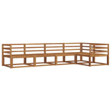 Outdoor Sofa Set 5 pcs Natural Solid Acacia Wood 3367562