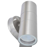 Outdoor LED Wall Lights 2 pcs Stainless Steel Up/Downwards 42415