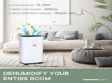 16L/Day Portable for Home, with LED Screen, Sleep Mode, 24H Timer, Electric Air T3398P378789