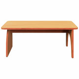 Coffee Table Wax Brown 80 x 50 x 31 cm Solid pine wood 873519