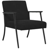 Armchair Black 59 x 75 x 78 cm Velvet 42017685