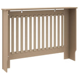 Radiator Cover 2 pcs Brown 112 x 19 x 81.5cm Engineered Wood 3403230