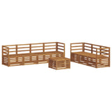 Sofa Sets 8 pcs Natural Solid Acacia Wood 3374469