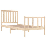 Bed Frame without Mattress Solid Wood Small Single 3103868