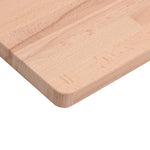 Basin Shelf Wall Mounted Steel and Solid Wood Beech 3302517