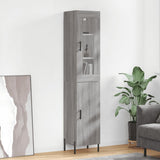 Highboard Grey Sonoma 34,5x34x180 cm Engineered Wood 3199183