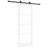 Sliding Door ORKDAL White and Black 83 x 211 cm 3332000