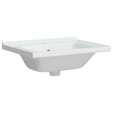 Bathroom Sink White 61x48x19.5 cm Rectangular Ceramic 153709