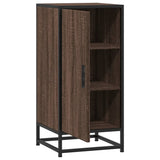 Sideboard Brown Oak 35,5x35x76 cm Engineered Wood and Metal 848943