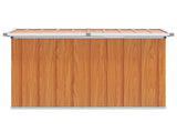 Outdoor Storage Box Wood 109 x 67 x 65 cm Galvanised Steel 42039092