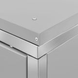 Single Wheelie Bin Shed 69x77.5x115 cm Stainless Steel 149558