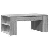 Coffee Table Grey Sonoma 102x55x42 cm Engineered Wood 831859