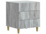 Bedside Cabinet Grey Sonoma 43 x 41 x 66.5 cm Engineered Wood 894561