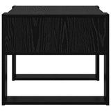 Coffee Table Black Oak 66 x 53 x 45 cm Engineered Wood 8000101