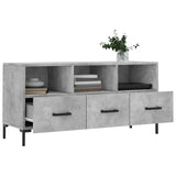 TV Cabinet Concrete Grey 102x36x50 cm Engineered Wood 829040