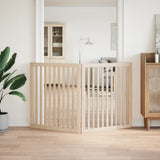 Dog Gate Foldable 2 Panels 160 cm Poplar Wood 352242