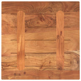 Table Top 50x50x3,8 cm Square Solid Wood Acacia 370979