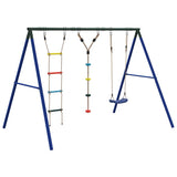 Outdoor Swing Set with Swing, Ladder, Disc Swing 3283595