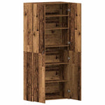 Shoe Cabinet with Door Brown 80 x 35.5 x 180 cm Engineered wood 3333843