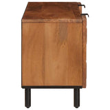 TV Cabinet with Drawer Acacia Brown Finish 105 x 33 x 46 cm 4017914