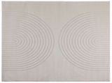 Area Rugs Square GALATI Cream 120 x 120 cm Polyester 42022798