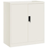 File Cabinet White 79x40x90 cm Steel 339732