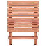 Bistro Set Brown Solid eucalyptus wood with an oil finish Small 45586