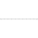 Wire Mesh Fence with Flange Anthracite 0.8x25 m 154328