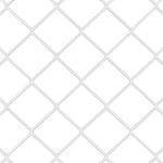 ZNTS Garden Fence Set Set of 2 Galvanised steel Large Durable 3336306