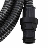 Suction Hose Black PVC 10 m Durable Suction Hose Cylindrical 151078