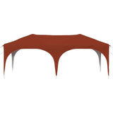 Pop-up Party Tent 575 x 288 x 245 cm Terracotta Oxford Fabric 42019886