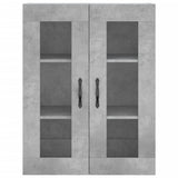 Highboard Concrete Grey 69.5x34x180 cm Engineered Wood 3198437