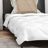Summer Duvet with Pillow 2 pcs White Microfiber 3376430