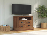 Storage Cabinet Natural 60 x 30 x 60 cm Solid Teak Wood 42017952