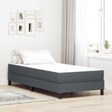 Bed Mattress with Mattress Grey 100 x 200 cm Fabric 42008272