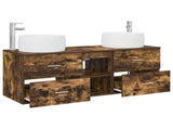 Bathroom Furniture Set 3 pcs Smoked Oak 49.5 x 44.5 x 66 cm 3405927