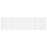 2 Piece Wall-mounted TV Cabinet Set White 80x30x41 cm 836953