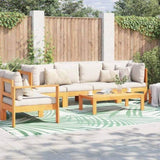Outdoor Rug Leaf ARAKIL Green and White 400 x 300 cm 42003521