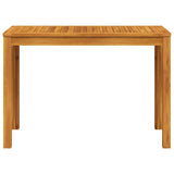 Garden Dining Table 110x55x75 cm Solid Wood Acacia 366368