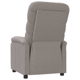 Recliner Chair Taupe Fabric 342708