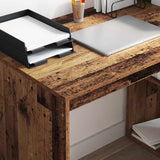 Desk with Shelf Old Wood 108 x 55 x 103.5 cm Engineered Wood 869464