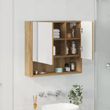 Mirror Cabinet Artisan Oak 59 x 17 x 55 cm Engineered Wood 883373