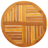 Table Top 70x2 cm Round Solid Wood Acacia 4004249