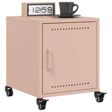 Bedside Cabinet Pink 36x38.5x43.5 cm Steel 846616